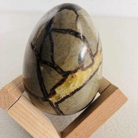 Stunning Septarian Dragon Quartz Crystal Geode Egg Stone Collectors Art Gift - Picture 3 of 14